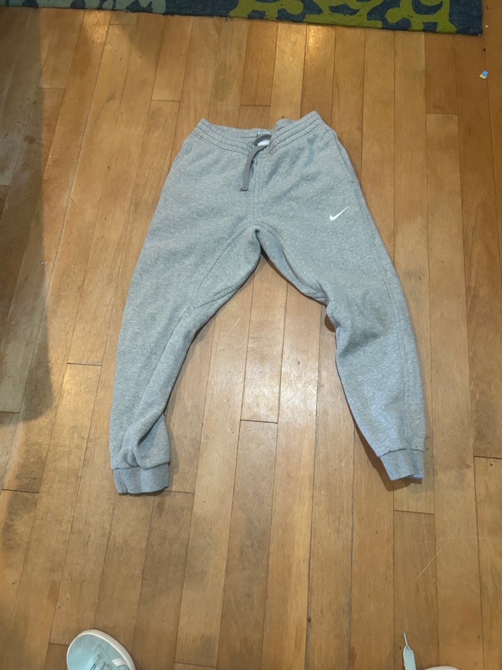 Nike Light Gray Fleece Joggers
